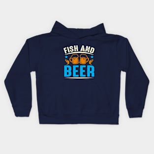 Fish and Beer Kids Hoodie